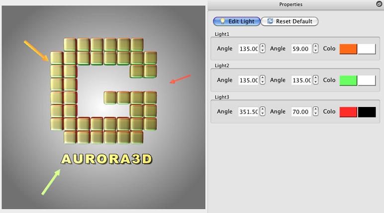folder crack aurora 3d text